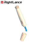 10.9cm Plainless Automatic Lancing Device Pena Penggunaan Medis Putih