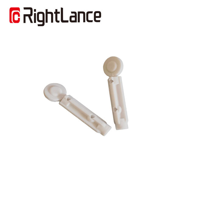 Jenis Twist Warna Abu-abu 2.4mm Kedalaman Penusukan Sekali Pakai Safety Blood Lancet